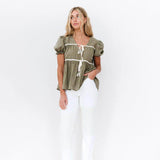 Winny Top in Olive | Milk & Baby