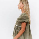 Winny Top in Olive - styled