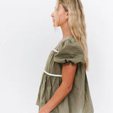 Winny Top in Olive - styled