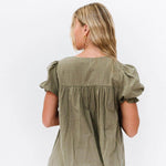 Winny Top in Olive | Milk & Baby