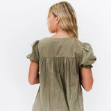 Winny Top in Olive | Milk & Baby