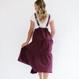 Shay Overall Dress | Plum | Milk & Baby
