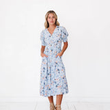 Margo Dress in Sky Blue | Milk & Baby