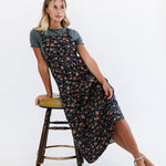 Shay Overall Dress | Floral Navy | Milk & Baby