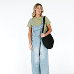 Frankie Denim Overalls - Light Wash | Milk & Baby