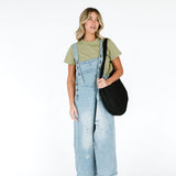 Frankie Denim Overalls - Light Wash | Milk & Baby