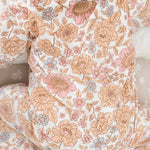 Luna + Luca Floral Jumpsuit + Bow | Milk & Baby