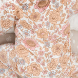 Luna + Luca Floral Jumpsuit + Bow | Milk & Baby