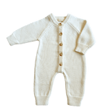 Essential Knit Jumpsuit | White