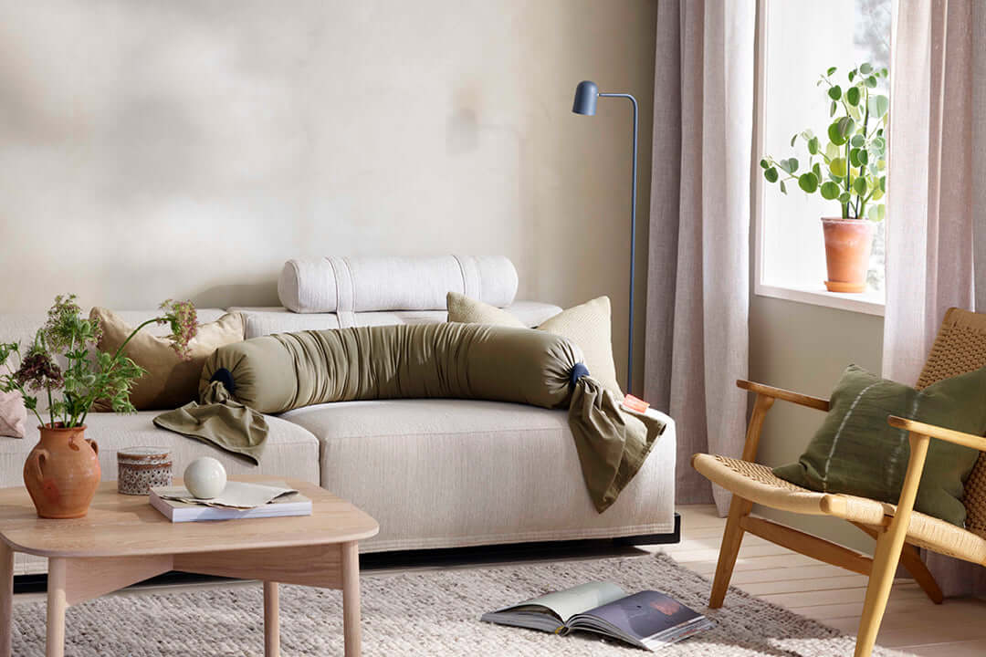 Extra Pregnancy Pillow Cover | Dusty Olive | Milk & Baby