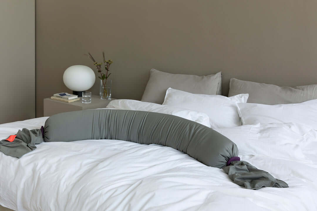 Extra Pregnancy Pillow Cover | Stone | Milk & Baby