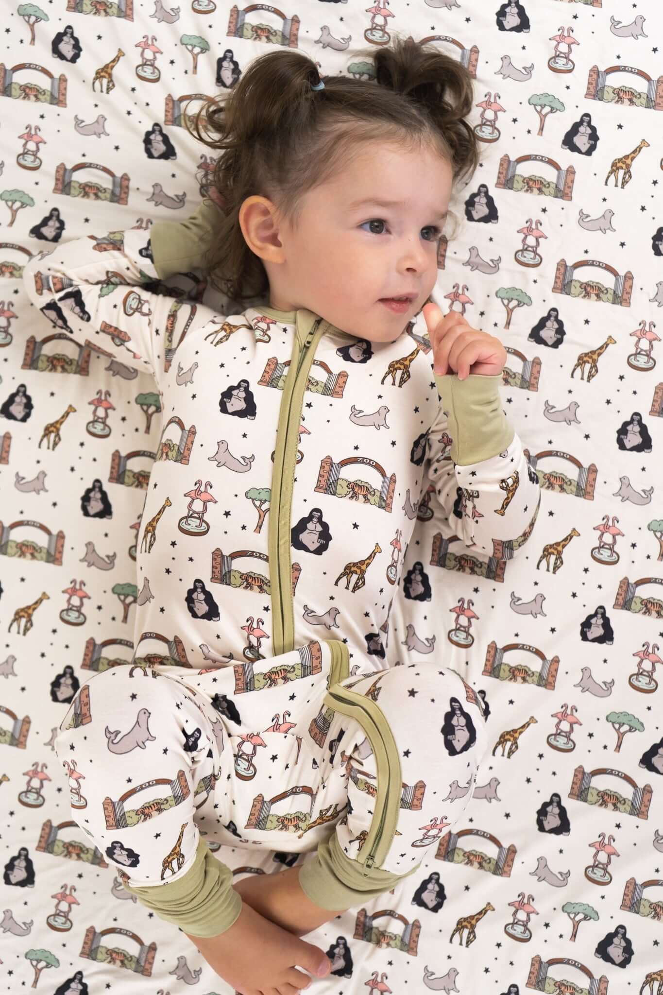 Zoo Adventures Dream Romper | Milk & Baby