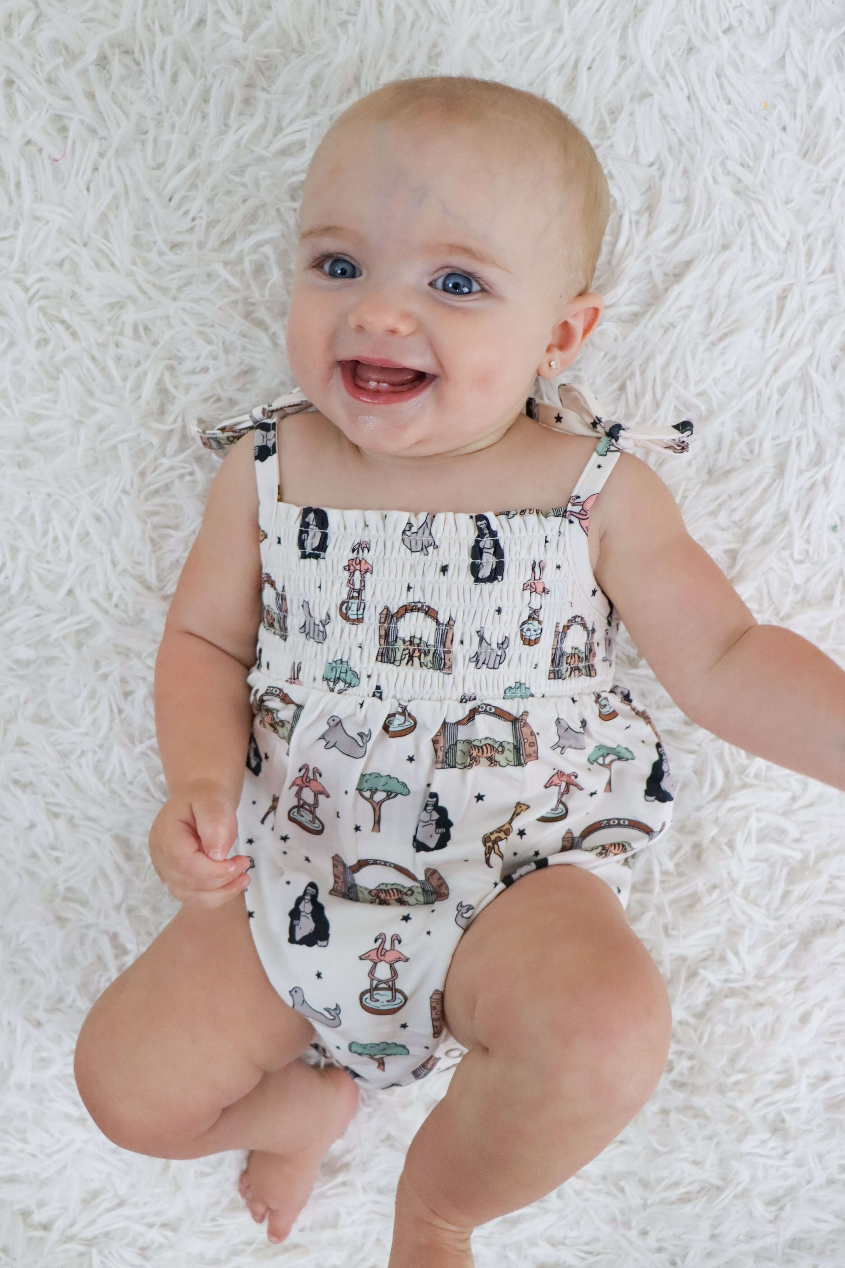 Zoo Adventures Dream Bubble Romper | Milk & Baby