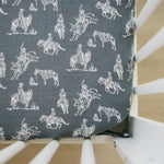 Wild West Muslin Crib Sheet | Milk & Baby