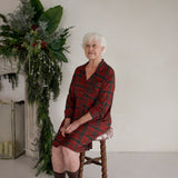 Christmas Plaid | Women's Bamboo Sleeping Dress
