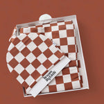 Copper Checkers Dream Swaddle Set | Milk & Baby