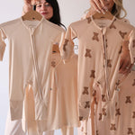 Sadie Stripe | Bamboo Zip Pajamas | Milk & Baby