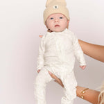 Meow | Bamboo Zip Pajamas | Milk & Baby