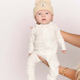 Meow | Bamboo Zip Pajamas | Milk & Baby