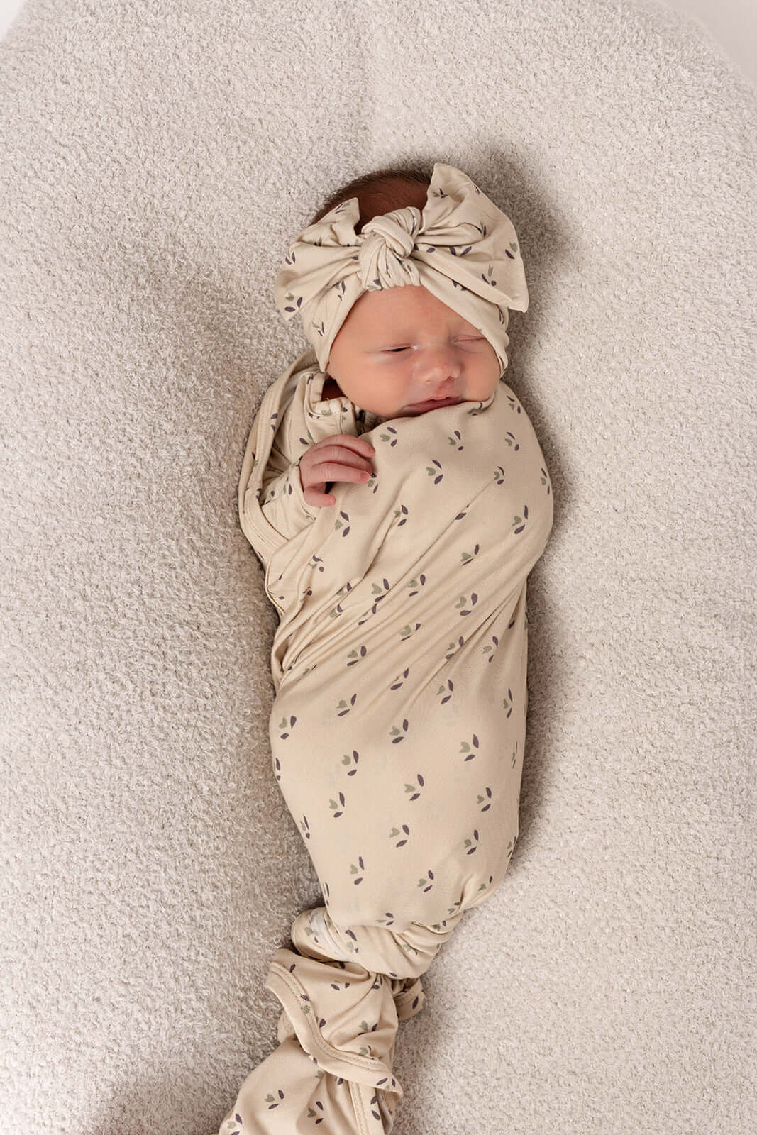 Flora | Bamboo Swaddle | Milk & Baby