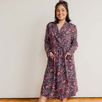 Organic Cotton Women’s Lounge Robe in Flower Child | Milk & Baby