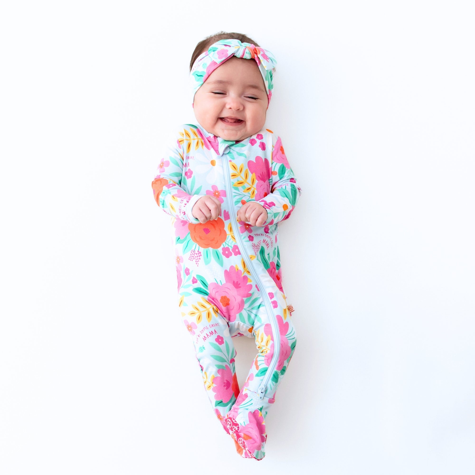 Flower Power | "You're Doing Great, Mama" | The Second-Skin Footie