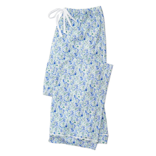 Birth Flowers Women’s Button Front Long Pajama Set Milk & Baby