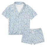 Birth Flowers Women’s Button Polo Short Pajama Set | Milk & Baby