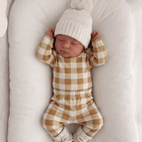 Western Gingham Bodysuit + Pant Set