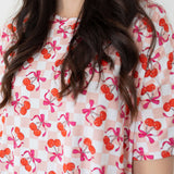 Sweet Cherry Love Weekender Shorts Set