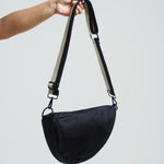 black + cream colorblock strap | Milk & Baby