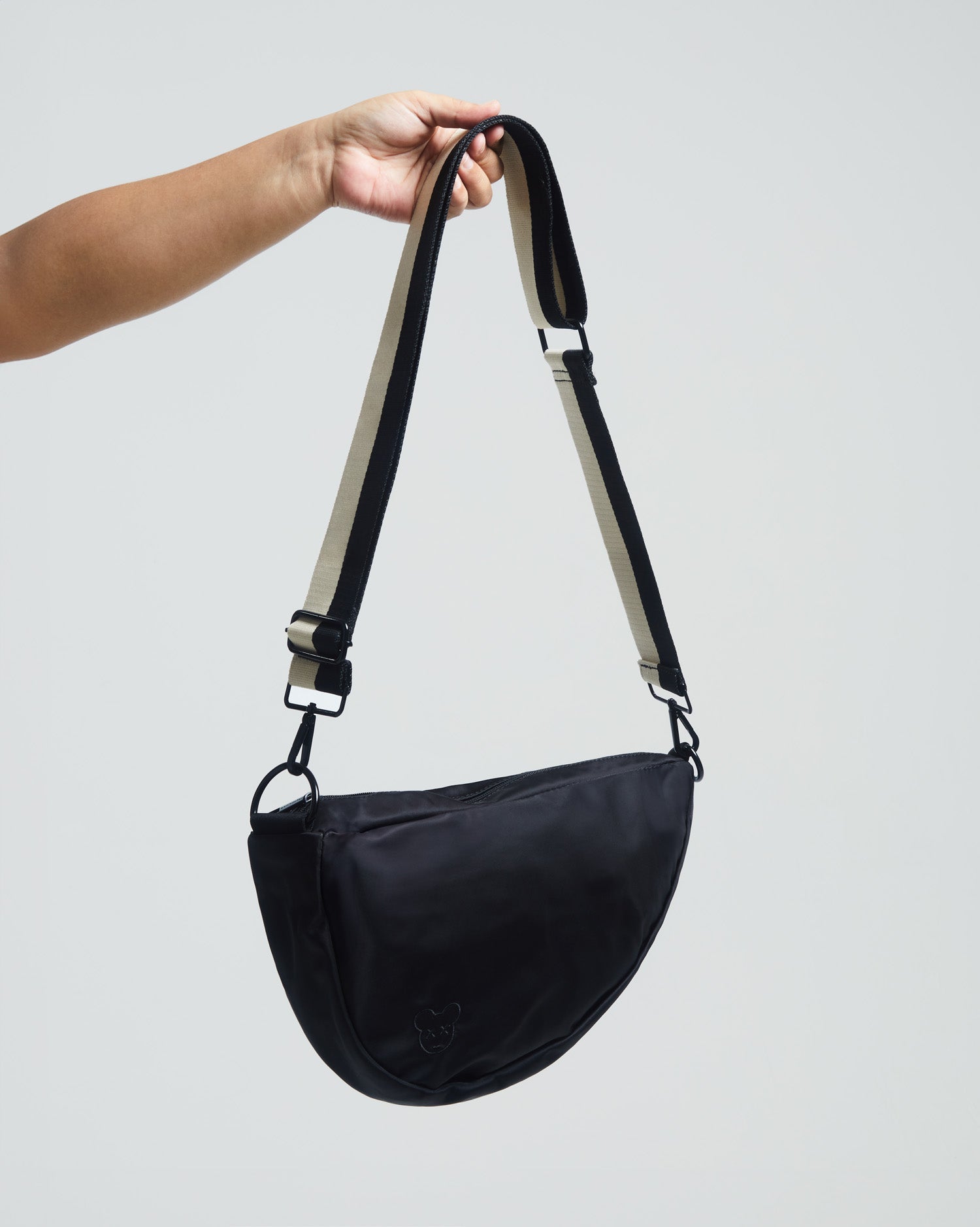 black + cream colorblock strap | Milk & Baby
