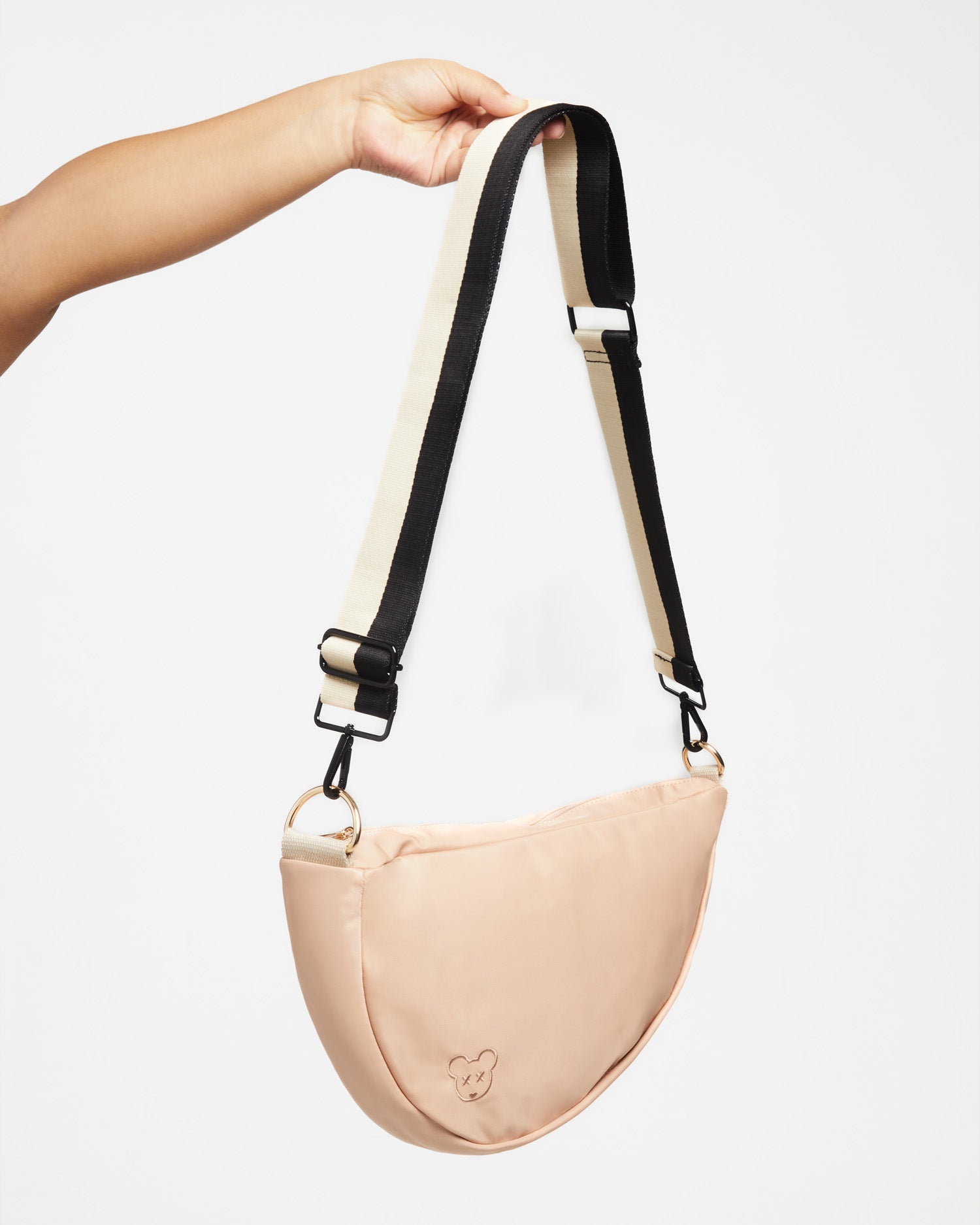 black + cream colorblock strap | Milk & Baby