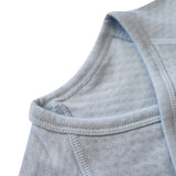 Soft Blue Pointelle Baby Kimono Onesie