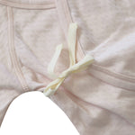 Soft Pink Pointelle Baby Kimono Onesie | Milk & Baby