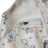 Space Print Baby Kimono Onesie | Milk & Baby