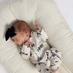 Boo! | Bamboo Zip Pajamas | Milk & Baby