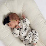 Boo! | Bamboo Zip Pajamas | Milk & Baby
