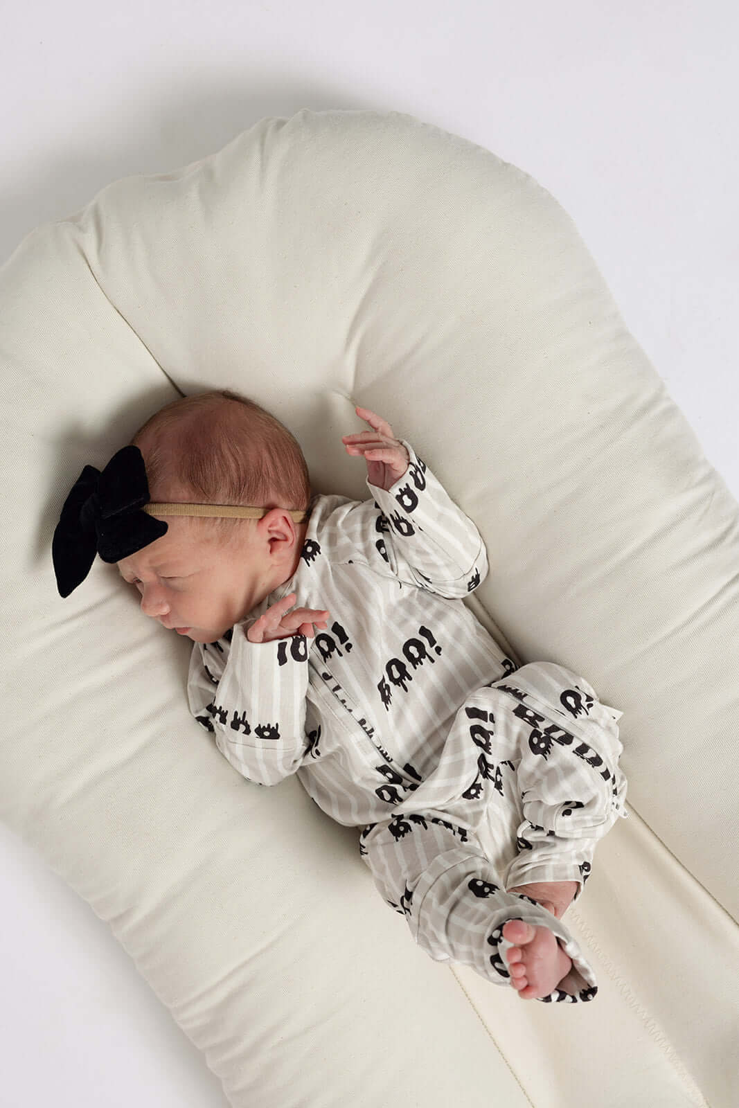 Boo! | Bamboo Zip Pajamas | Milk & Baby