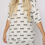 Boo! | Women's Bamboo Short Set | Milk & Baby