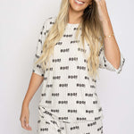Boo! | Women's Bamboo Short Set | Milk & Baby