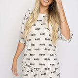 Boo! | Women's Bamboo Short Set | Milk & Baby