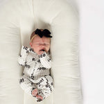 Boo! | Bamboo Zip Pajamas | Milk & Baby