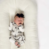 Boo! | Bamboo Zip Pajamas | Milk & Baby