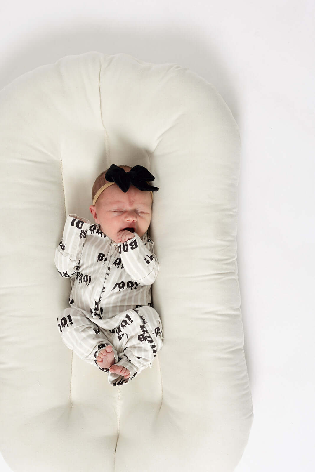 Boo! | Bamboo Zip Pajamas | Milk & Baby