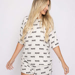 Boo! | Women's Bamboo Short Set | Milk & Baby