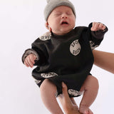 Spooky Season | Sweatshirt Romper | Milk & Baby