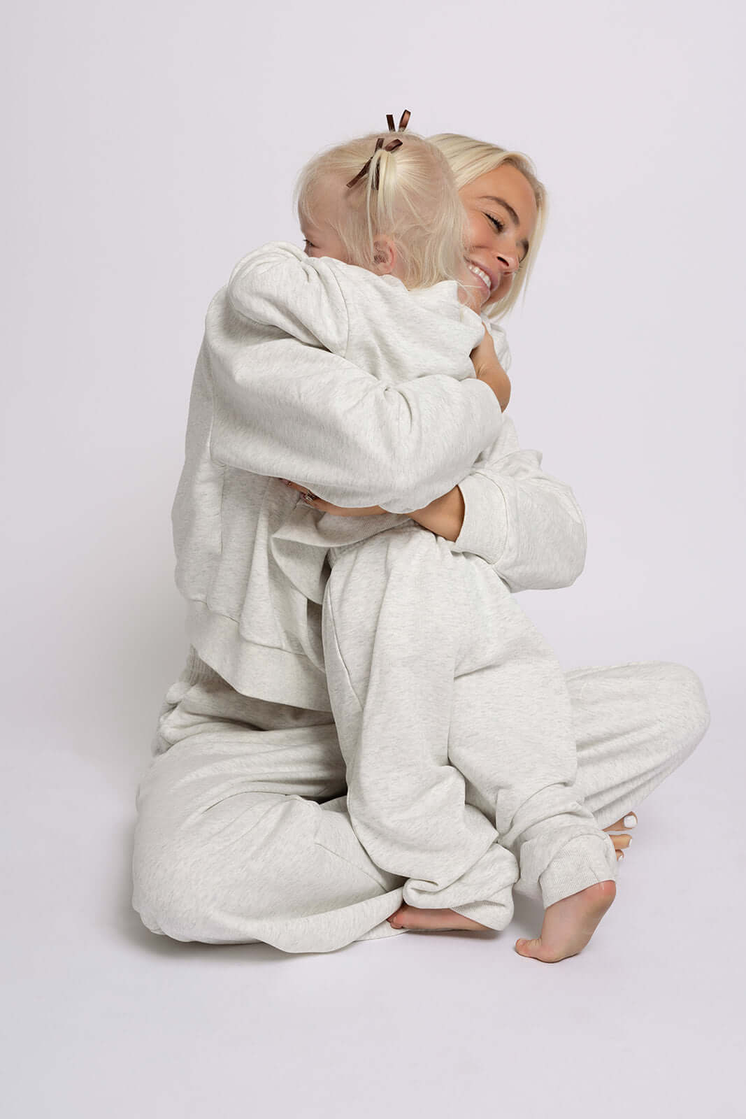 Heather Grey | Women's Sweat Set | Milk & Baby