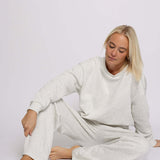 Heather Grey | Women's Sweat Set | Milk & Baby
