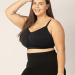 Sublime® Hands-Free Pumping & Nursing Bra | Black | Milk & Baby